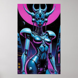 Queen Deliciosa Ken Gage Afrofuturism Poster