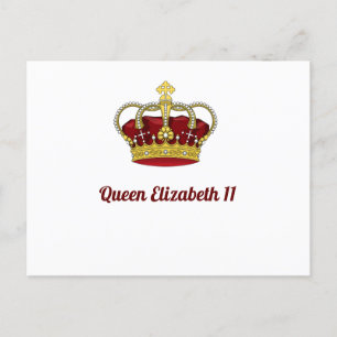 Queen Elizabeth 11 Krona Vykort
