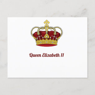 Queen Elizabeth 11 Krona Vykort
