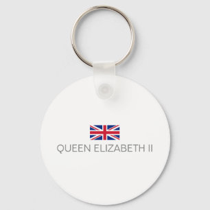 Queen Elizabeth 2nd Keychain Nyckelring