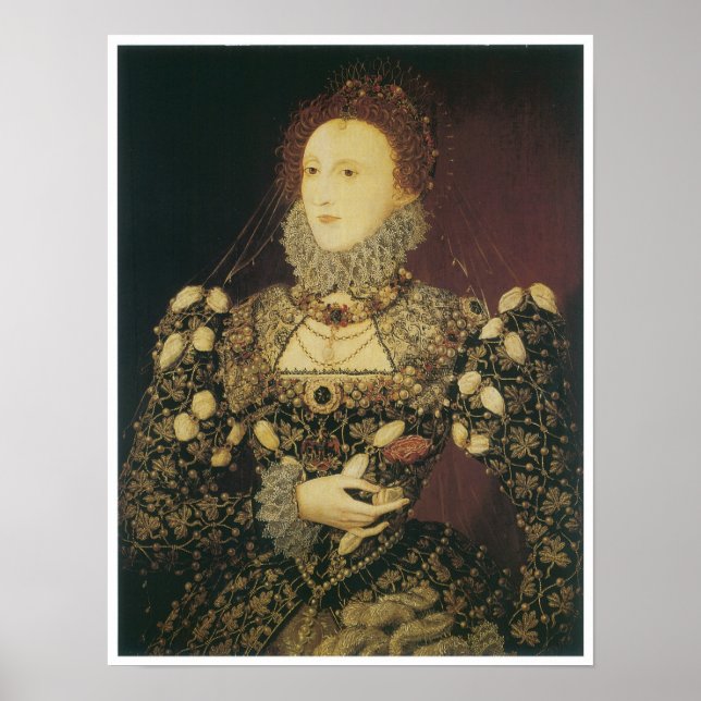 Queen Elizabeth I, 1575 Poster (Framsidan)