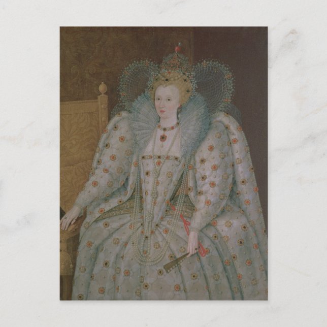 Queen Elizabeth I av England och Irland Vykort (Framsida)