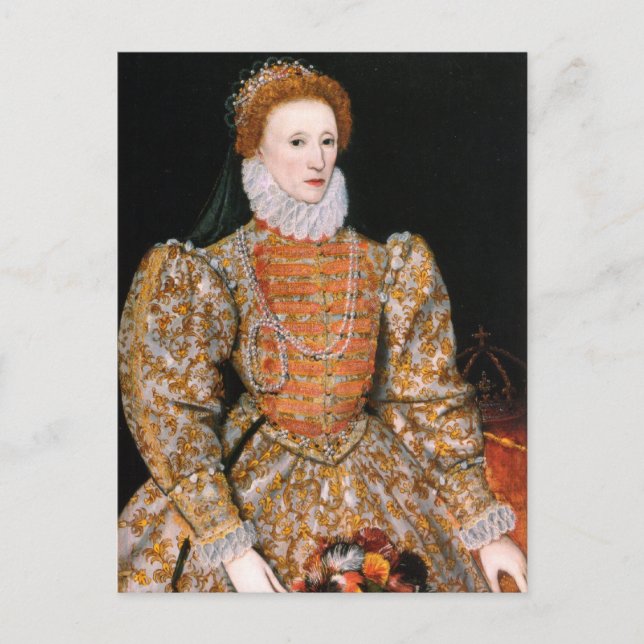 Queen Elizabeth I av England Vykort (Framsida)