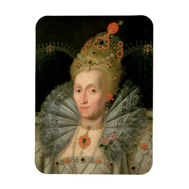 Queen Elizabeth I (blåslängd porträtt) (se även Magnet (Vertikal)
