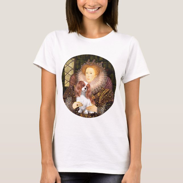 Queen Elizabeth I - Blenheim Cavalier Tee Shirt (Framsida)