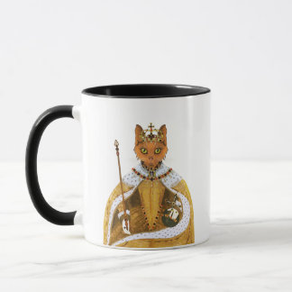 Queen Elizabeth I - historiCATS illustration Mugg