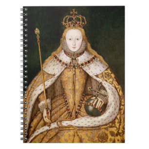 Queen Elizabeth I i Coronation Robes Anteckningsbok