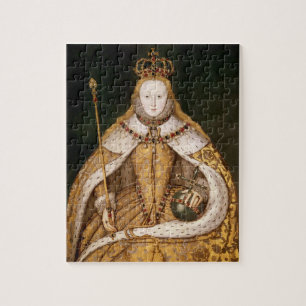 Queen Elizabeth I i Coronation Robes Pussel