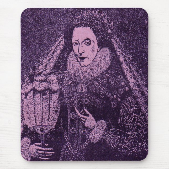 Queen Elizabeth I i lavender Musmatta (Framsidan)