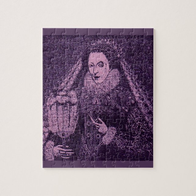 Queen Elizabeth I i lavender Pussel (Vertikal)