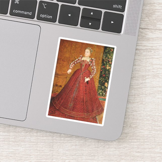 Queen Elizabeth I Klistermärken (Detalj)