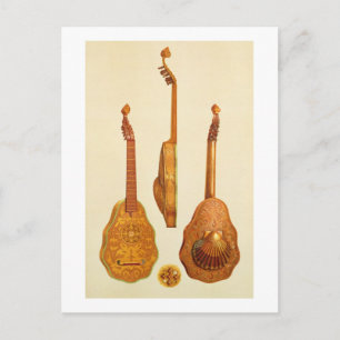 Queen Elizabeth I lute by John Ro, 1580, från M Vykort