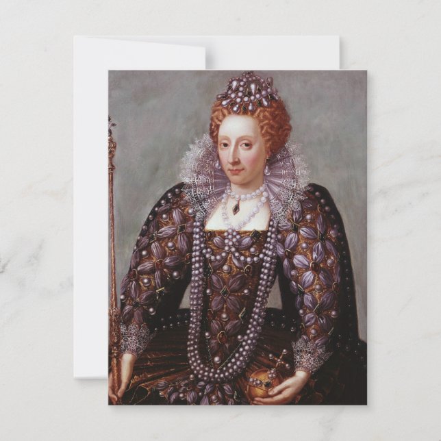 Queen Elizabeth I med pärlor (Framsida)
