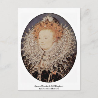Queen Elizabeth I of England av Nicholas Hilliard Vykort