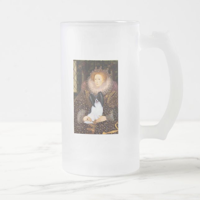 Queen Elizabeth I - Papillon 1 Frostat Ölglas (Höger)