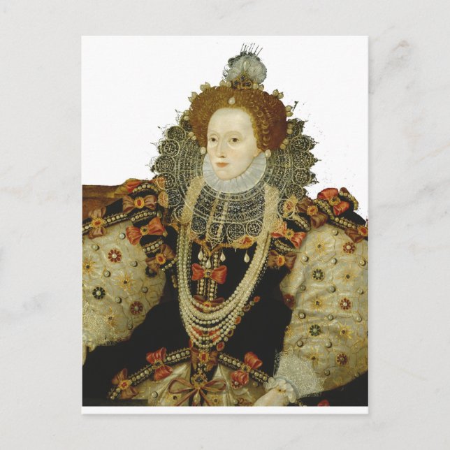 Queen Elizabeth I Vykort (Framsida)