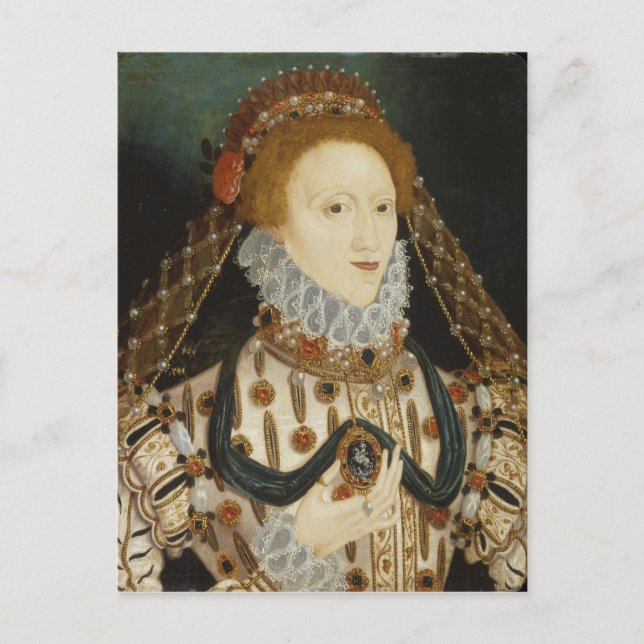 Queen Elizabeth I Vykort (Framsida)