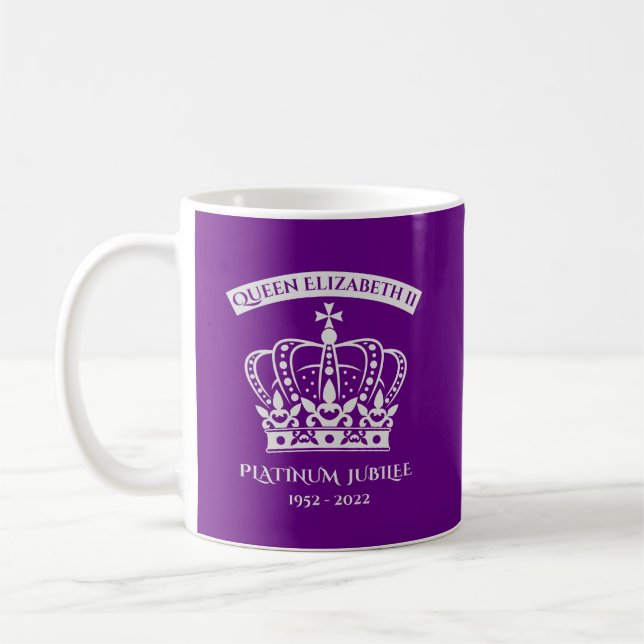 Queen Elizabeth II | Drottningens Platinum Jubilee Kaffemugg (Vänster)
