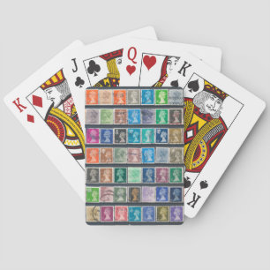 Queen Elizabeth II Frimärke Casinokort