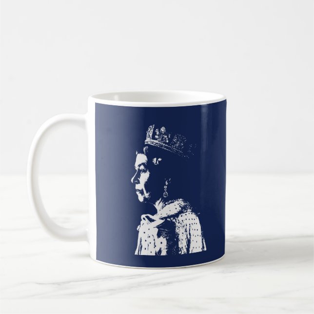 Queen Elizabeth II In Loving Memory 1926-2022 Unit Kaffemugg (Vänster)