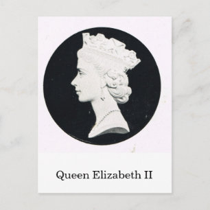 Queen Elizabeth II, porträtt Vykort