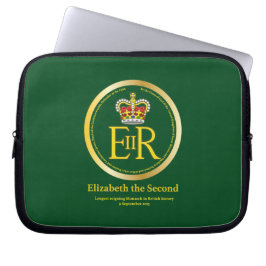 Queen Elizabeth II Reign Laptop Sleeve