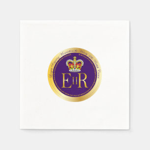 Queen Elizabeth II Reign Pappersservett