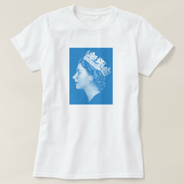 QUEEN ELIZABETH II T SHIRT (Design framsida)