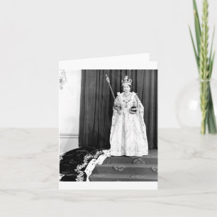 Queen Elizabeth II Wearing Her Coronation Kort