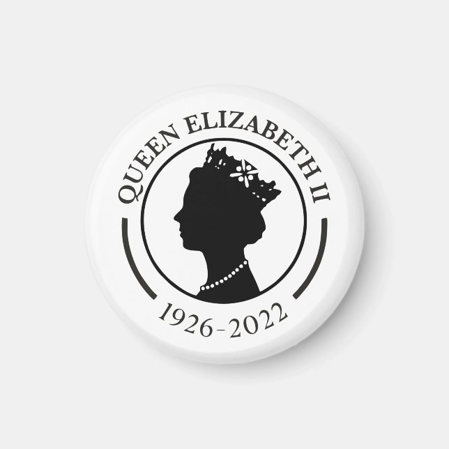 Queen Elizabeth ll Commemorative Magnet (Framsidan)