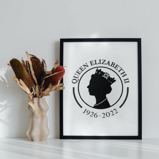 Queen Elizabeth ll Commemorative Poster Print (Skapare uppladdad)