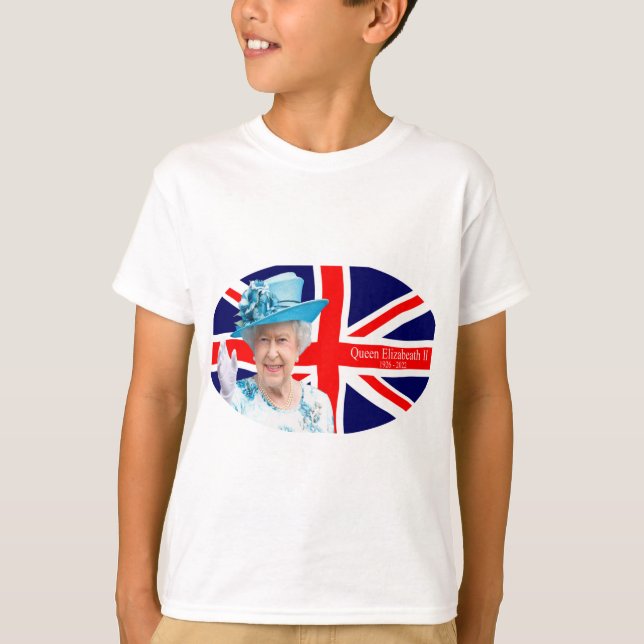 Queen Elizabeth ll T Shirt (Framsida)