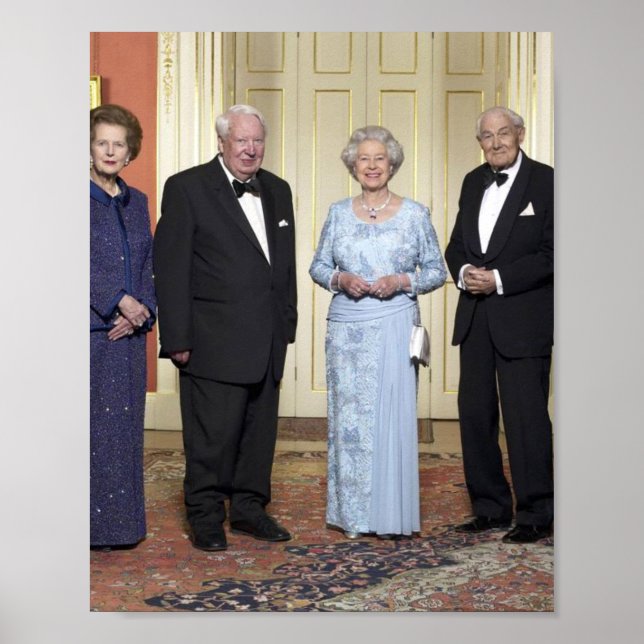 Queen Elizabeth ll, Tony Blair, Margaret Thatcher Poster (Framsidan)