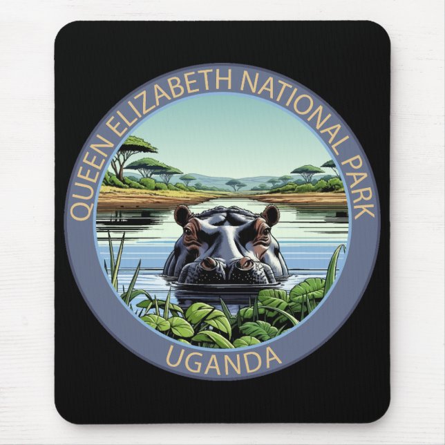 Queen Elizabeth National Park Uganda Musmatta (Framsidan)