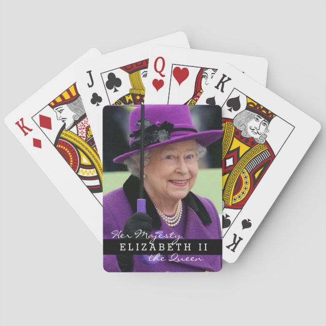 Queen Elizabeth of England Casinokort (Baksidan)