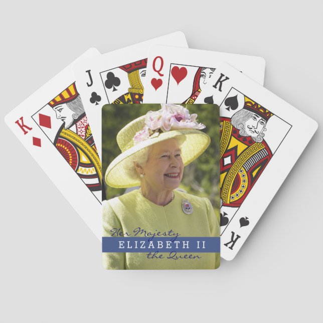 Queen Elizabeth of England Spelkort (Baksidan)