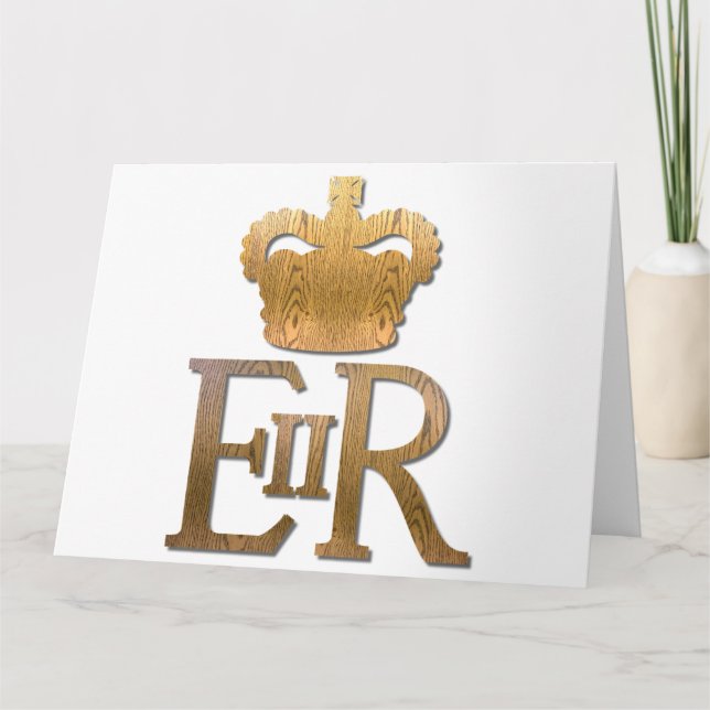 Queen Elizabeth Royal Krona Kort (Framsida)