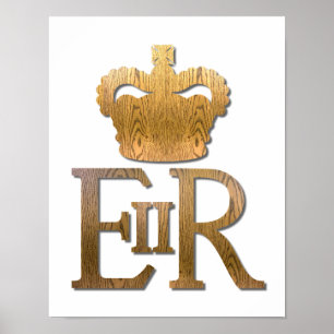 Queen Elizabeth Royal Krona Poster