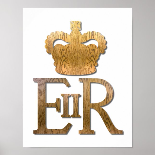 Queen Elizabeth Royal Krona Poster (Framsidan)