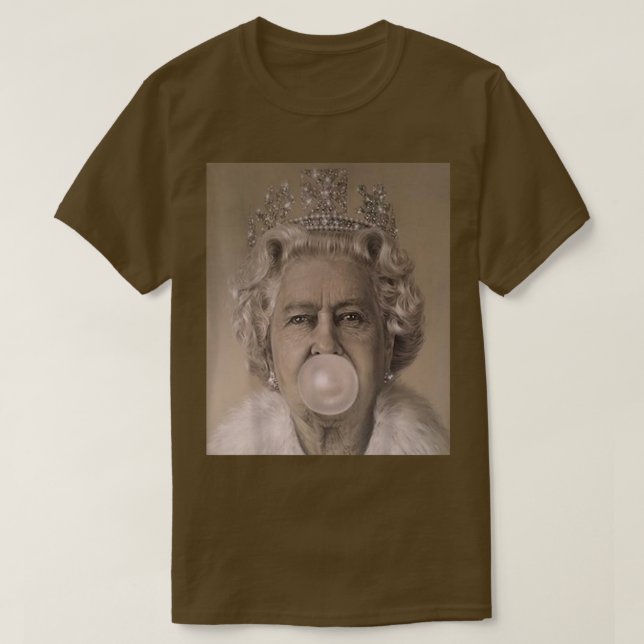 Queen Elizabeth T Shirt (Design framsida)