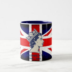 Queen Elizabeth Två-Tonad Mugg