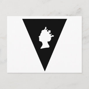 Queen elizElizabeth diamond jubilee Vykort