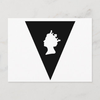 Queen elizElizabeth diamond jubilee Vykort