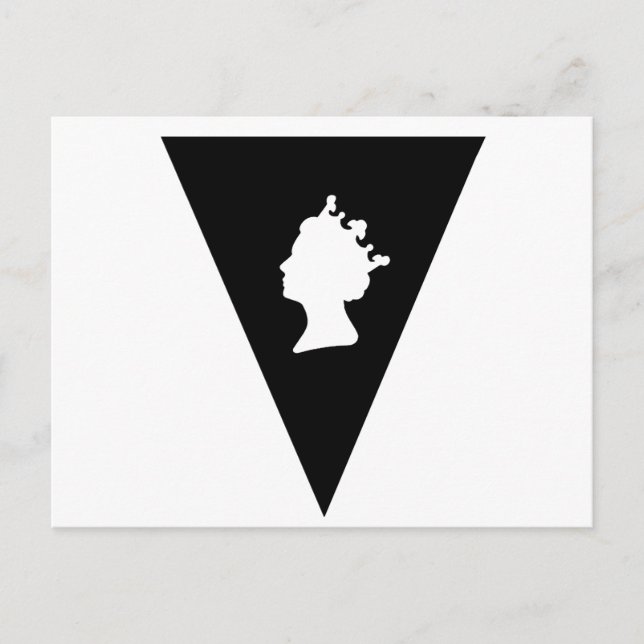 Queen elizElizabeth diamond jubilee Vykort (Framsida)