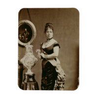 Queen Emma (1836-85) (fotografi av sepia)