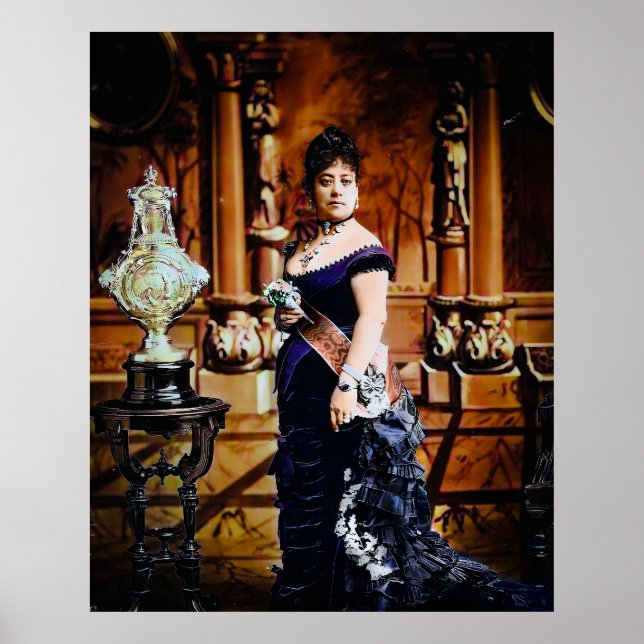 Queen Emma 1880 Poster (Framsidan)