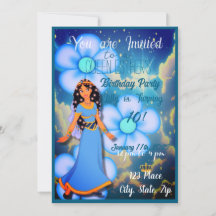 Queen Esthers Royalty Birthday Inbjudan