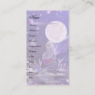 Queen Fairy template Visitkort
