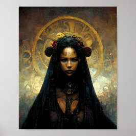 Queen Fantasy Scifi Art Poster