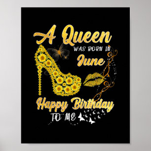 Queen föddes i juni måndag poster